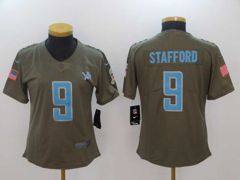Women Nike Lions #9 Matthew Stafford Olive Salute To Service Limited Jersey,We sell and wholesale Women Nike Lions #9 Matthew Stafford Olive Salute To Service Limited Jersey on line form chian!