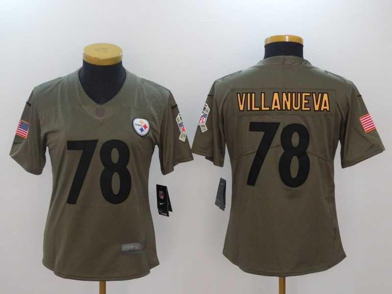 Women Nike Steelers #78 Alejandro Villanueva Olive Salute To Service Limited Jersey,We sell and wholesale Women Nike Steelers #78 Alejandro Villanueva Olive Salute To Service Limited Jersey on line form chian!