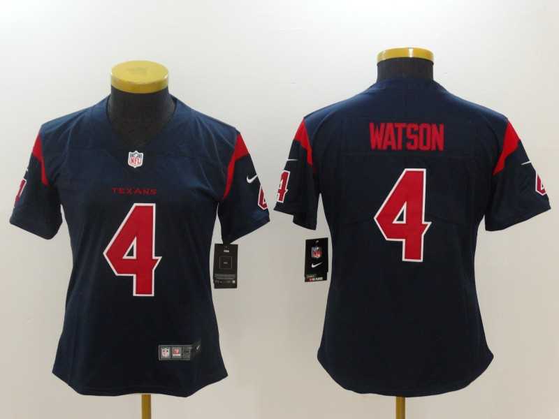 Women Nike Texans #4 Deshaun Watson Navy Color Rush Limited Jersey,We sell and wholesale Women Nike Texans #4 Deshaun Watson Navy Color Rush Limited Jersey on line form chian!