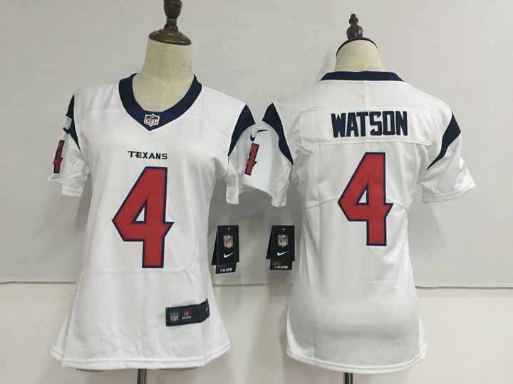 Women Nike Texans #4 Deshaun Watson White Vapor Untouchable Player Limited Jersey,We sell and wholesale Women Nike Texans #4 Deshaun Watson White Vapor Untouchable Player Limited Jersey on line form chian!
