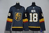 Women Vegas Golden Knights #18 James Neal Gray Adidas Stitched Jersey,baseball caps,new era cap wholesale,wholesale hats