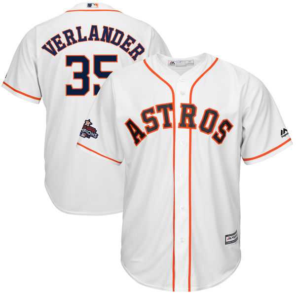 Houston Astros #35 Justin Verlander White 2017 World Series Champions Cool Base Player Jersey,We sell and wholesale Houston Astros #35 Justin Verlander White 2017 World Series Champions Cool Base Player Jersey on line form chian!