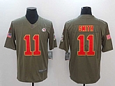 Nike Kansas City Chiefs #11 Alex Smith Olive Salute To Service Limited Jerseys,baseball caps,new era cap wholesale,wholesale hats