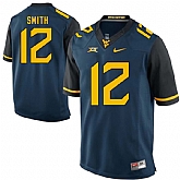 West Virginia Mountaineers #12 Geno Smith Navy College Football Jersey DingZhi,baseball caps,new era cap wholesale,wholesale hats