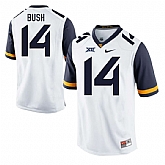 West Virginia Mountaineers #14 Tevin Bush White College Football Jersey DingZhi,baseball caps,new era cap wholesale,wholesale hats