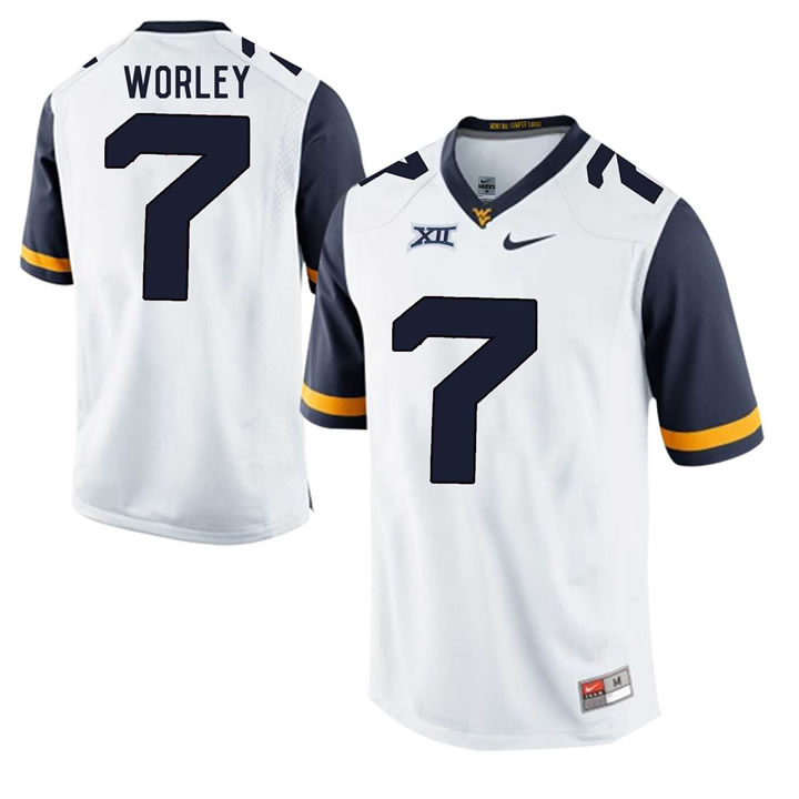 West Virginia Mountaineers #7 Daryl Worley White College Football Jersey DingZhi,We sell and wholesale West Virginia Mountaineers #7 Daryl Worley White College Football Jersey DingZhi on line form chian!