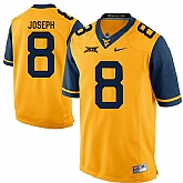 West Virginia Mountaineers #8 Karl Joseph Gold College Football Jersey DingZhi,baseball caps,new era cap wholesale,wholesale hats