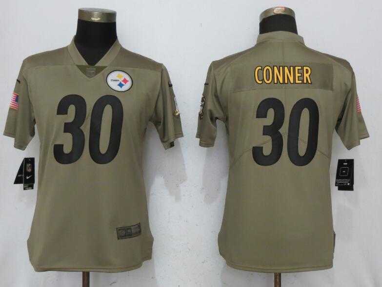 Women Nike Pittsburgh Steelers #30 James Conner Olive Salute To Service Limited Jerseys,We sell and wholesale Women Nike Pittsburgh Steelers #30 James Conner Olive Salute To Service Limited Jerseys on line form chian!