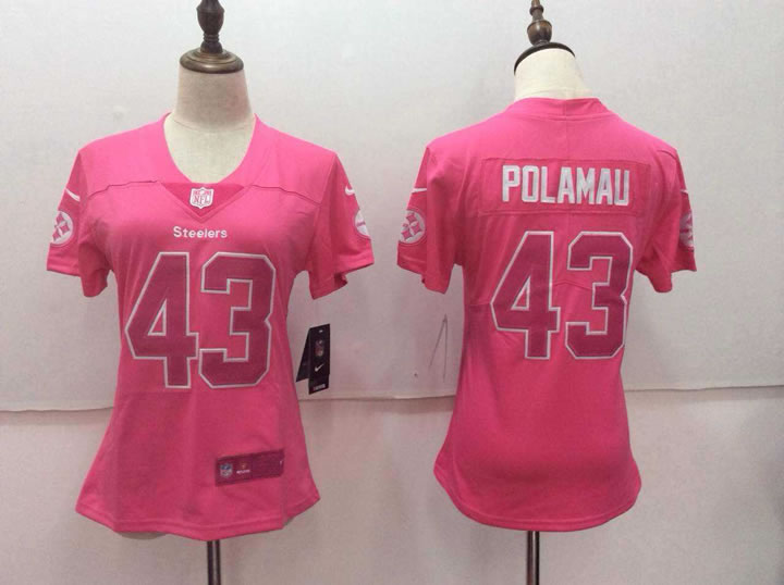 Women Nike Pittsburgh Steelers #43 Troy Polamalu Pink Vapor Untouchable Player Limited Jerseys,We sell and wholesale Women Nike Pittsburgh Steelers #43 Troy Polamalu Pink Vapor Untouchable Player Limited Jerseys on line form chian!