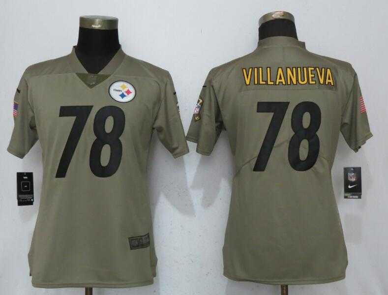 Women Nike Pittsburgh Steelers #78 Alejandro Villanueva Olive Salute To Service Limited Jerseys,We sell and wholesale Women Nike Pittsburgh Steelers #78 Alejandro Villanueva Olive Salute To Service Limited Jerseys on line form chian!
