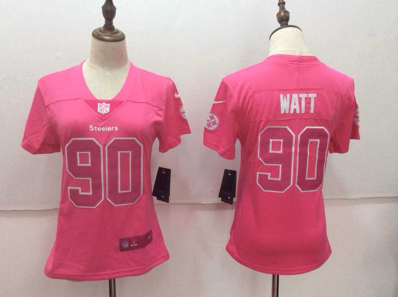 Women Nike Pittsburgh Steelers #90 T.J. Watt Pink Vapor Untouchable Player Limited Jerseys,We sell and wholesale Women Nike Pittsburgh Steelers #90 T.J. Watt Pink Vapor Untouchable Player Limited Jerseys on line form chian!