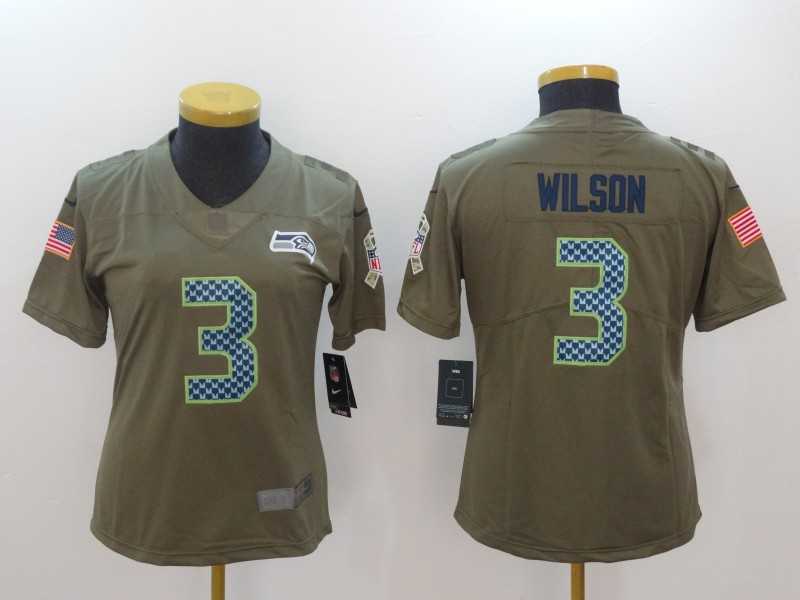 Women Nike Seattle Seahawks #3 Russell Wilson Olive Salute To Service Limited Jerseys,We sell and wholesale Women Nike Seattle Seahawks #3 Russell Wilson Olive Salute To Service Limited Jerseys on line form chian!