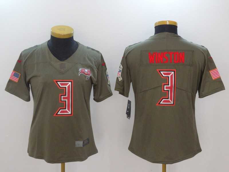 Women Nike Tampa Bay Buccaneers #3 Jameis Winston Olive Salute To Service Limited Jerseys,We sell and wholesale Women Nike Tampa Bay Buccaneers #3 Jameis Winston Olive Salute To Service Limited Jerseys on line form chian!