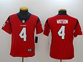 Youth Nike Houston Texans #4 Deshaun Watson Red Vapor Untouchable Player Limited Jerseys