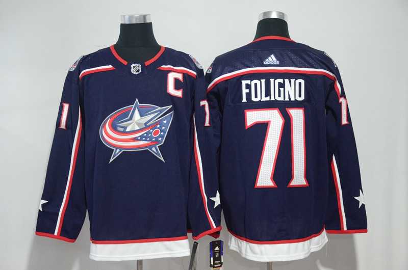 Blue Jackets #71 Nick Foligno Navy Adidas Stitched Jersey,We sell and wholesale Blue Jackets #71 Nick Foligno Navy Adidas Stitched Jersey on line form chian!