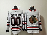 Chicago Blackhawks #00 Clark Griswold White Adidas Stitched Jersey,baseball caps,new era cap wholesale,wholesale hats