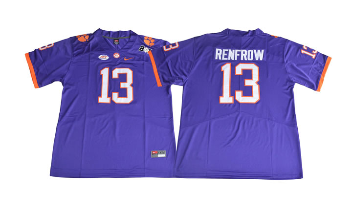 Clemson Tigers #13 Hunter Renfrow Purple College Football Playoff 2017 National Championship Bound Game Jersey,We sell and wholesale Clemson Tigers #13 Hunter Renfrow Purple College Football Playoff 2017 National Championship Bound Game Jersey on line form chian!