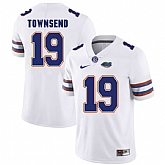 Florida Gators #19 Johnny Townsend White College Football Jersey,baseball caps,new era cap wholesale,wholesale hats