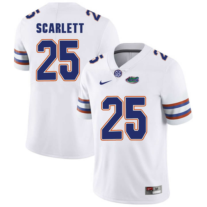 Florida Gators #25 Jordan Scarlett White College Football Jersey,We sell and wholesale Florida Gators #25 Jordan Scarlett White College Football Jersey on line form chian!