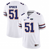 Florida Gators #51 Brandon Spikes White College Football Jersey,baseball caps,new era cap wholesale,wholesale hats
