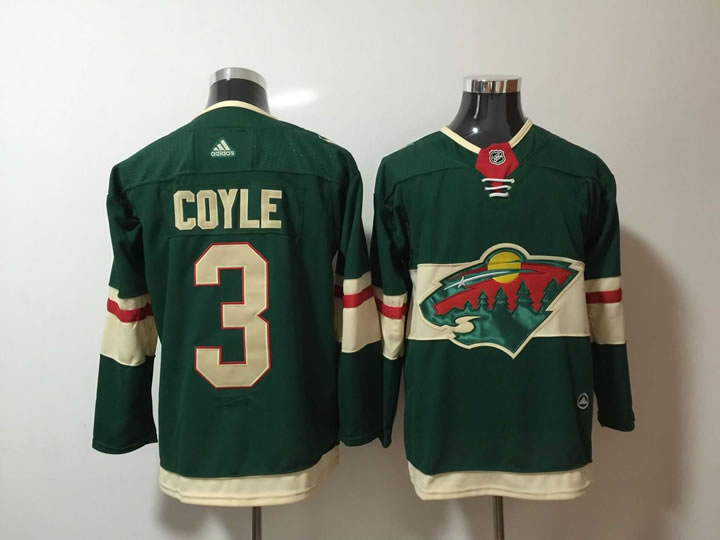 Minnesota Wild #3 Charlie Coyle Green Adidas Stitched Jersey,We sell and wholesale Minnesota Wild #3 Charlie Coyle Green Adidas Stitched Jersey on line form chian!