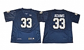 Notre Dame Fighting Irish #33 Josh Adams Navy College Football Jersey,baseball caps,new era cap wholesale,wholesale hats