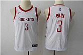 Youth Nike Houston Rockets #3 Chris Paul White Swingman Stitched NBA Jersey,baseball caps,new era cap wholesale,wholesale hats