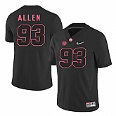 Alabama Crimson Tide #93 Jonathan Allen Black College Football Jersey DingZhi,baseball caps,new era cap wholesale,wholesale hats