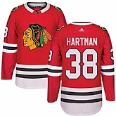Chicago Blackhawks #38 Ryan Hartman Red Home Adidas Stitched Jersey DingZhi