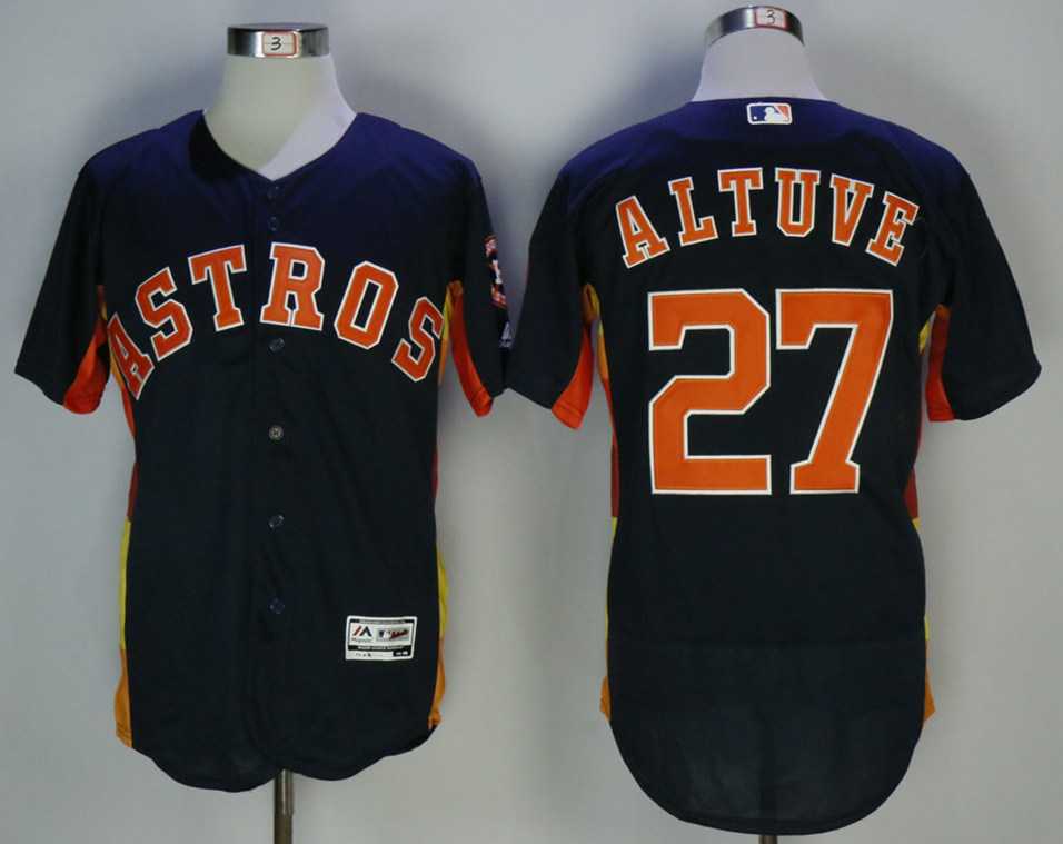 Houston Astros #27 Jose Altuve Navy Flexbase Stitched MLB Jerseys,We sell and wholesale Houston Astros #27 Jose Altuve Navy Flexbase Stitched MLB Jerseys on line form chian!