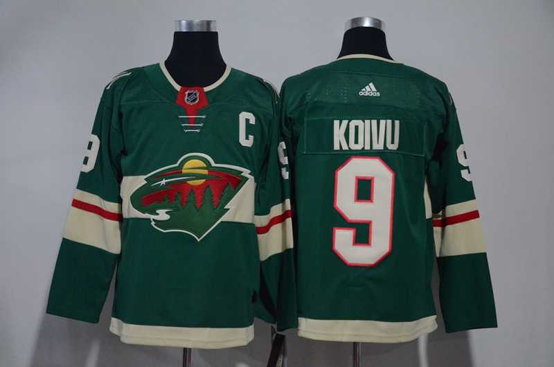 Minnesota Wild #9 Mikko Koivu Green Adidas Stitched Jersey,We sell and wholesale Minnesota Wild #9 Mikko Koivu Green Adidas Stitched Jersey on line form chian!