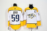 Nashville Predators #59 Roman Josi White Adidas Stitched Jersey,baseball caps,new era cap wholesale,wholesale hats