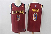 Nike Cleveland Cavaliers #9 Dwyane Wade Red Swingman Stitched NBA Jersey