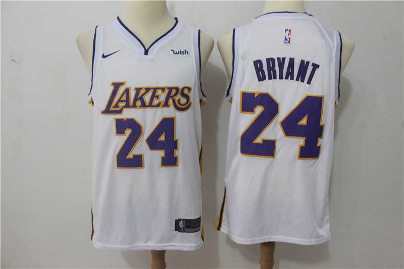 Nike Los Angeles Lakers #24 Kobe Bryant White Swingman Stitched NBA Jersey,We sell and wholesale Nike Los Angeles Lakers #24 Kobe Bryant White Swingman Stitched NBA Jersey on line form chian!