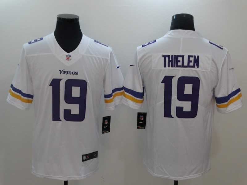 Nike Minnesota Vikings #19 Adam Thielen White Vapor Untouchable Player Limited Jerseys,We sell and wholesale Nike Minnesota Vikings #19 Adam Thielen White Vapor Untouchable Player Limited Jerseys on line form chian!