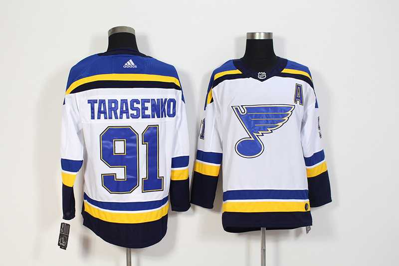 St. Louis Blues #91 Vladimir Tarasenko White Adidas Stitched Jersey,We sell and wholesale St. Louis Blues #91 Vladimir Tarasenko White Adidas Stitched Jersey on line form chian!