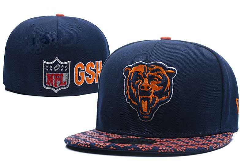 Bears Team Logo Navy Fitted Hat LXMY,We sell and wholesale Bears Team Logo Navy Fitted Hat LXMY on line form chian!