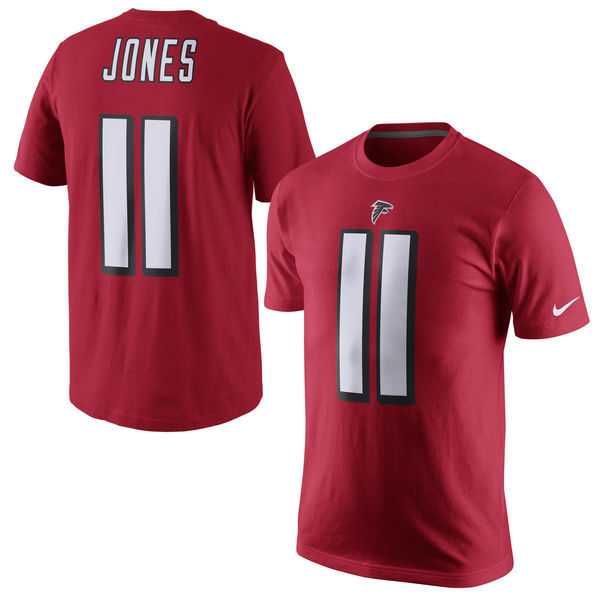 Atlanta Falcons #11 Julio Jones Red Men's Short Sleeve T-Shirt,We sell and wholesale Atlanta Falcons #11 Julio Jones Red Men's Short Sleeve T-Shirt on line form chian!