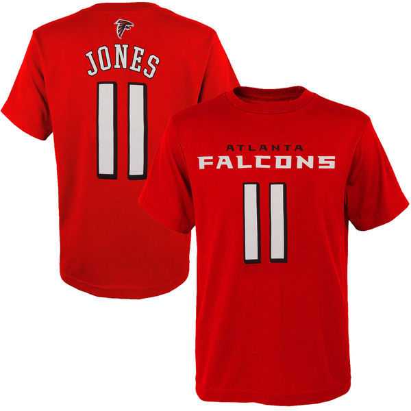 Atlanta Falcons #11 Julio Jones Red Short Sleeve T-Shirt,We sell and wholesale Atlanta Falcons #11 Julio Jones Red Short Sleeve T-Shirt on line form chian!
