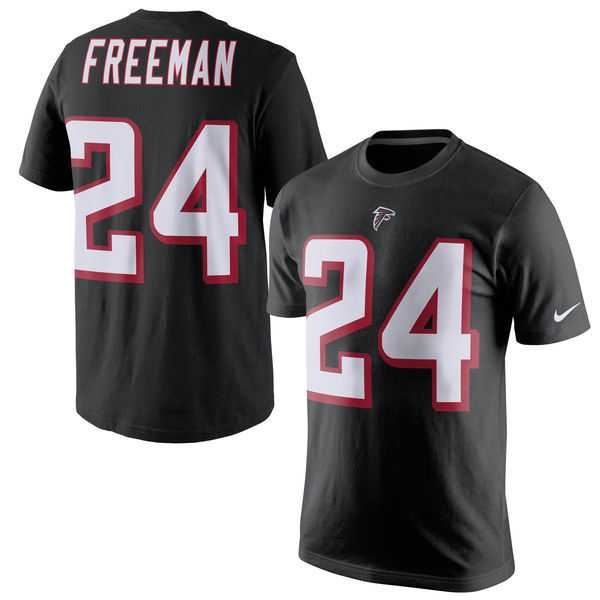 Atlanta Falcons #24 Devonta Freeman Black Men's Short Sleeve T-Shirt,We sell and wholesale Atlanta Falcons #24 Devonta Freeman Black Men's Short Sleeve T-Shirt on line form chian!