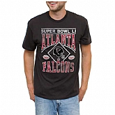 Atlanta Falcons 2017 Super Bowl Li Black Men's Short Sleeve T-Shirt