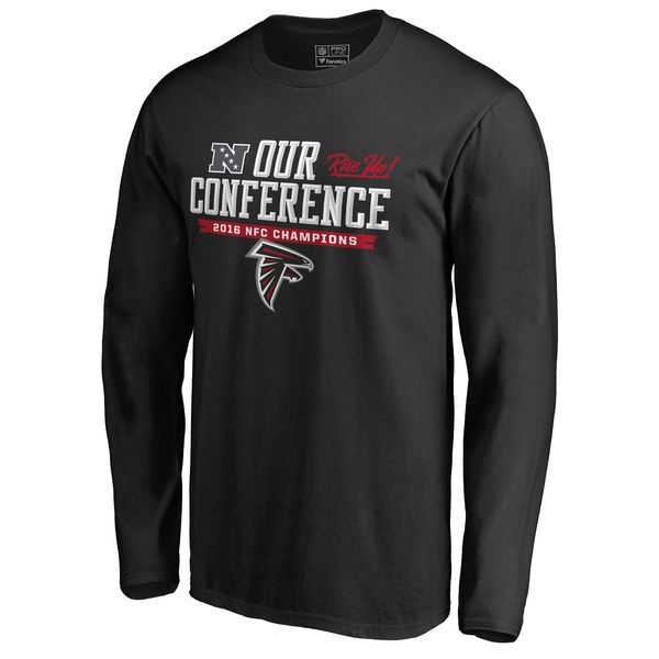 Atlanta Falcons Our Conference 2016 NFC Champions Black Men's Long Sleeve T-Shirt,We sell and wholesale Atlanta Falcons Our Conference 2016 NFC Champions Black Men's Long Sleeve T-Shirt on line form chian!