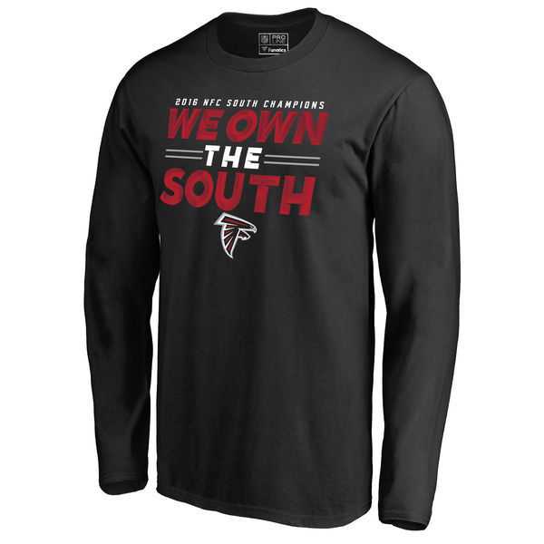 Atlanta Falcons We Own The South 2016 NFC South Champions Black Men's Long Sleeve T-Shirt,We sell and wholesale Atlanta Falcons We Own The South 2016 NFC South Champions Black Men's Long Sleeve T-Shirt on line form chian!