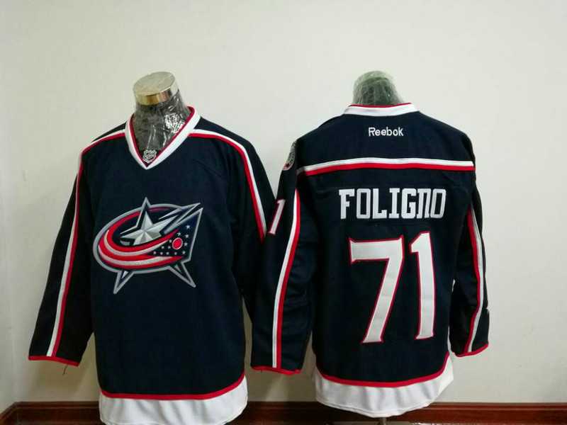 Blue Jackets #71 Nick Foligno Navy Blue Home Stitched NHL Jersey,We sell and wholesale Blue Jackets #71 Nick Foligno Navy Blue Home Stitched NHL Jersey on line form chian!