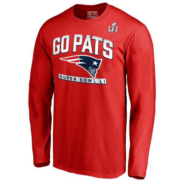New England Patriots Go Pats Red Men's Long Sleeve T-Shirt,We sell and wholesale New England Patriots Go Pats Red Men's Long Sleeve T-Shirt on line form chian!