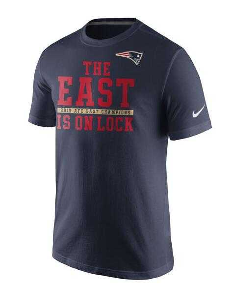 Nike Patriots Navy Blue 2015 AFC East Champions Men's Short Sleeve T-Shirt,We sell and wholesale Nike Patriots Navy Blue 2015 AFC East Champions Men's Short Sleeve T-Shirt on line form chian!