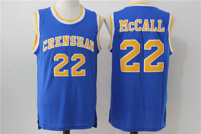 Crenshaw #22 McCall Blue Stitched Movie Stitched Jersey,We sell and wholesale Crenshaw #22 McCall Blue Stitched Movie Stitched Jersey on line form chian!
