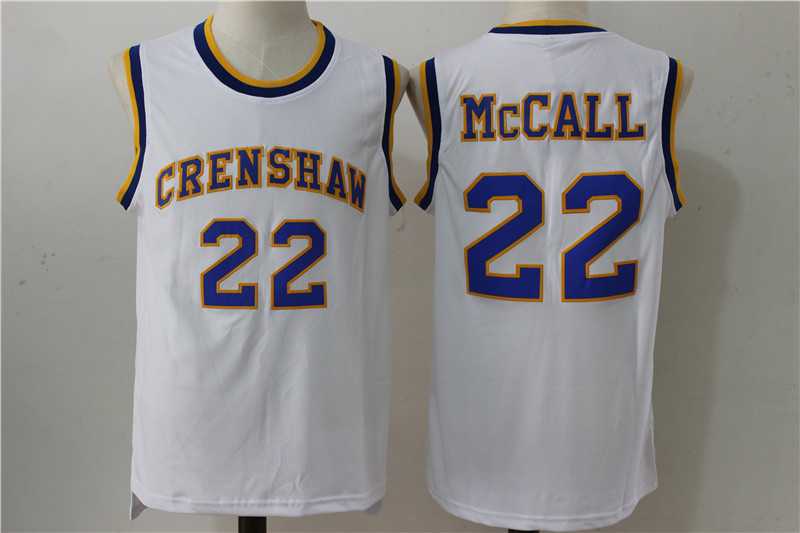 Crenshaw #22 McCall White Stitched Movie Stitched Jersey,We sell and wholesale Crenshaw #22 McCall White Stitched Movie Stitched Jersey on line form chian!