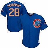 Chicago Cubs #28 Kyle Hendricks Blue World Series Champions Gold Program New Cool Base Stitched Jersey JiaSu,baseball caps,new era cap wholesale,wholesale hats