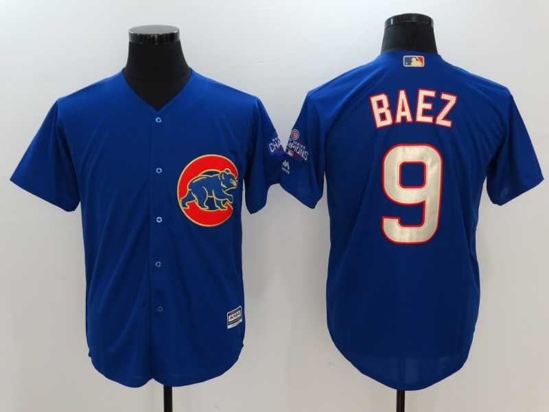 Chicago Cubs #9 Javier Baez Blue World Series Champions New Cool Base Stitched Jersey,We sell and wholesale Chicago Cubs #9 Javier Baez Blue World Series Champions New Cool Base Stitched Jersey on line form chian!